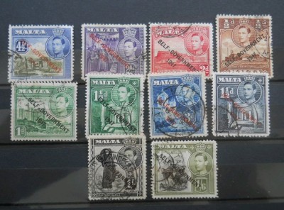 MALTA SUPRATIPAR GEORGE VI foto