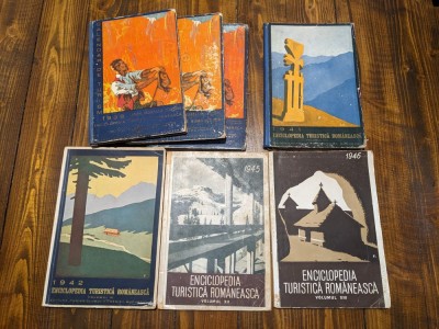 Enciclopedia Turistică Rom&amp;acirc;nească - Turing-Clubul Rom&amp;acirc;niei (7 volume) foto