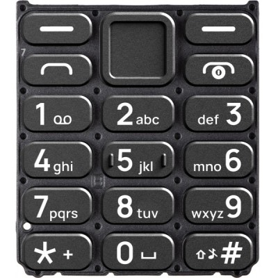 Tastatura Latina HMD 110 / Nokia 110 4G (2024), Neagra, Service Pack SP20Z14Z1424S foto
