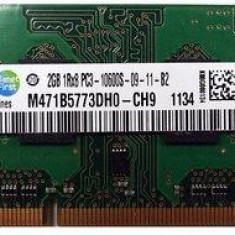 Memorie Laptop Samsung 2GB DDR3 10600S 1333Mhz CL9 M471B5773DH0