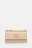 Karl Lagerfeld portofel femei, culoarea bej, A1W32058