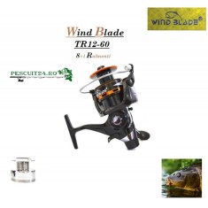 Mulineta TR12-60 9+1 Rulmenti, Baitrunner, Raport recuperare 4.7:1 foto