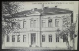 Carte postala, Saliste, scoala romana gr.or, fatada dinspre rasarit, perioada interbelica