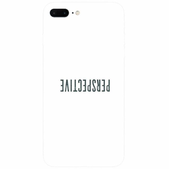 Husa silicon pentru Apple Iphone 8 Plus, Perspective