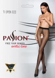 Erotic Line - Ciorapi sexy cu decupaj, negru/roșu, L/XL, Orion