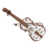 Vioara-decoratiune din fier forjat antik brown XW-19