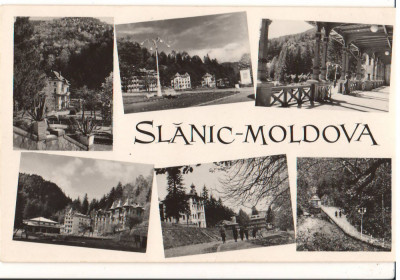 CPIB 17466 CARTE POSTALA - SLANIC MOLDOVA, MOZAIC, RPR foto