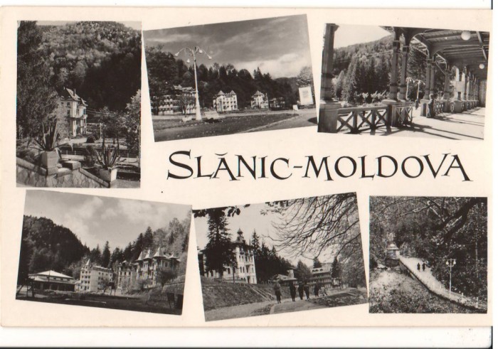 CPIB 17466 CARTE POSTALA - SLANIC MOLDOVA, MOZAIC, RPR