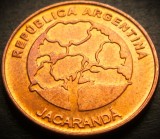 Moneda 1 PESO - ARGENTINA, anul 2017 * cod 458 = JACARANDA - A.UNC, America Centrala si de Sud