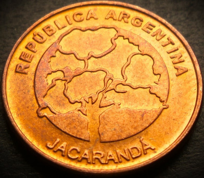 Moneda 1 PESO - ARGENTINA, anul 2017 * cod 458 = JACARANDA - A.UNC foto