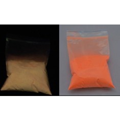 Pigment fosforescent orange care lumineaza orange - 50 gr