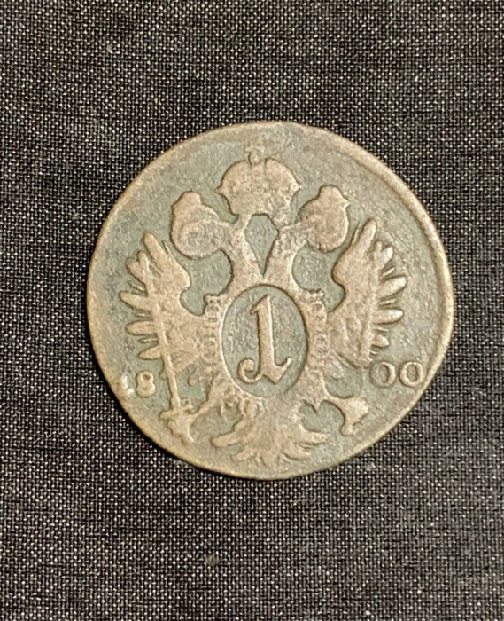 Moneda 1 kreuzer 1800 E Austria