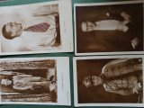 grup patru fotografii ,artisti celebrii ,RUDOLF VALENTINO , WILLIE FRITCH , anii 1930 - 1940