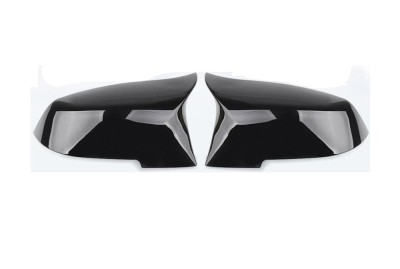 Capace oglinda tip BATMAN compatibile cu BMW Seria 1 2011 - 2019 F20 negru lucios foto