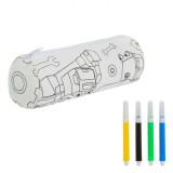 Set Creativ Penar, Model Vehicule de Construcție, Dimensiuni 7x21cm, Multicolor, Oem
