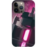 Husa compatibila cu Apple iPhone 14 Plus model Pink Entrance, Silicon, TPU, Viceversa, Transparent, Carcasa
