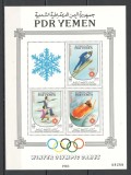 R.P.D.Yemen.1983 Olimpiada de iarna SARAJEVO-Bl. GY.37