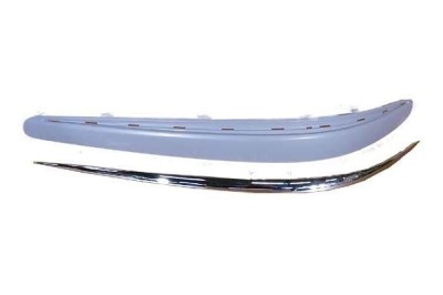 Bandou bara fata Mercedes Clasa E (W211) 03.2002-06.2006, Stanga, 2118800512, 501607-7 insertie crom Model Elegance/Avangarde foto