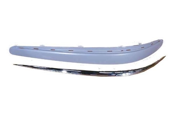 Bandou bara fata Mercedes Clasa E (W211) 03.2002-06.2006, Stanga, 2118800512, 501607-7 insertie crom Model Elegance/Avangarde