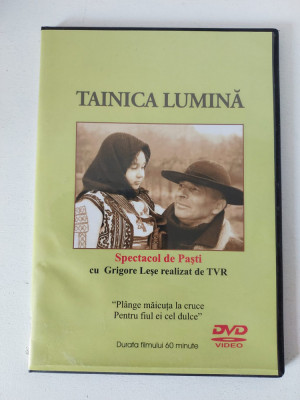 Tainica lumina, Spectacol de Pasti cu Grigore Lese realizat de TVR, 60 min DVD foto