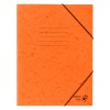 Mapă Carton Office Style, Cu Elastic, Portocaliu, 25.5x34.5cm, Oem
