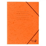 Mapă Carton Office Style, Cu Elastic, Portocaliu, 25.5x34.5cm, Oem