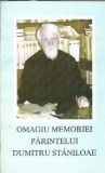 Omagiu Memoriei Parintelui Dumitru Staniloae, Editura Mitropoliei, 1994, 152 pagini, Literatura Romana, Spiritualitate