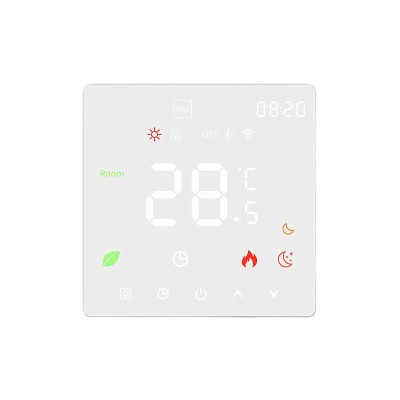 Termostat inteligent Earu K6H-16A Wi-Fi, 16A, incalzire prin pardoseala pe gaz sau electrica, control aplicatie TUYA, SMART LIFE ecran LCD, control vo foto