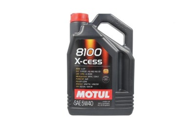 Ulei motor Motul 8100 X-Cess 5W40 4L 8100XCESS5W404L foto