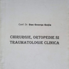 CHIRURGIE, ORTOPEDIE SI TRAUMATOLOGIE CLINICA-DAN GEORGE GOTIA