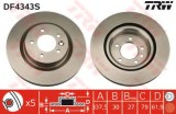 Disc frana LAND ROVER DISCOVERY III (LA, TAA) (2004 - 2009) TRW DF4343S