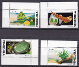 Venezuela 1982 fauna si flori MI 2197-2200 MNH, Nestampilat