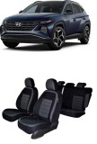 Cumpara ieftin Set huse scaune material textil dedicate HYUNDAI TUCSON (2021-2025) (BANCHETA FRACTIONATA 2+1)