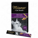 Miamor Cat Cremă de malț și br&acirc;nză 6 x 15 g