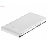 Husa Flip Piele Nevox Relino Alb Originala pentru HTC One M8