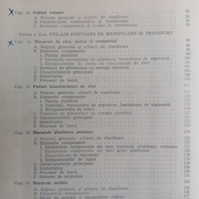 MASINI DE RIDICAT, TRANSPORTAT SI UTILAJE PORTUARE- O.TANASESCU-1978 R4.