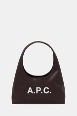 A.P.C. geantă baby ninon shoulder culoarea maro, PUAAT.F67027