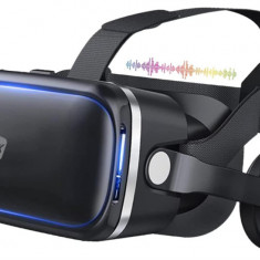 Ochelari VR cu casti NK , realitate virtuala 3D pentru telefon, negru - RESIGILAT