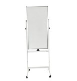 Tabla magnetica multifunctionala pe stand mobil 60x120 cm, 2 fete, reglabil pe inaltime 3 puncte, Extra (7 ani garantie)