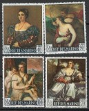 San Marino 1966 Mi 865/68 MNH - Pictura de Tiziano Vecellio (1488-1576)