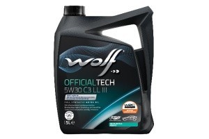 Ulei Motor WOLF OFFICIALTECH 5W30 C3 LL III 5L foto