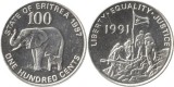 Eritrea 1997 - 100 cents UNC