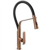 Baterie de bucătărie Rea Castor Auriu Copper Brush