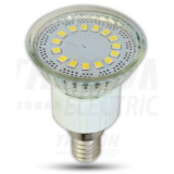 Sursa LED SMD, spot SMD-E14-15-WW 230V, 50Hz, E14, 4W, 3000K, 300lm, 15&times;LED3528, 120&deg;, EEI=A+