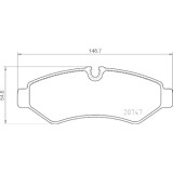 Brembo set placute frana, frana disc Prime Line