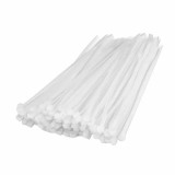 Coliere plastic 100buc 048x20cm - Alb Garage AutoRide
