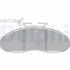 DELPHI LP1105 set placute frana,frana disc