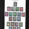 Germania 1959 1961 foaie album cu 20 timbre