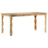 VidaXL Masă de bucătărie, 160 x 80 x 76 cm, lemn masiv reciclat 286490