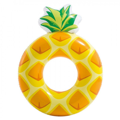 Colac pentru copii sau adulti in forma de ananas galben , ATS , pentru piscina sau mare ,1,17&amp;times;0,86 m , + 8 ani foto